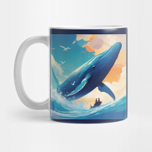 Beautiful Whale Art Mug